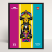 🏁 Cadre d'Exposition pour LEGO® Speed Champions : Voiture de course F1 ACADEMY™ (18x24cm)