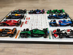 Cadre masterpièce avec voitures LEGO