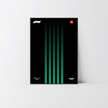 Tableau Masterpiece pour Aston Martin Technic 42240, finition aluminium noir et Design C.