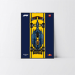 Solution d'exposition légère PVC noir pour Red Bull F1 42206, affiche Design A.