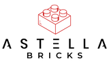 Logo Astella Bricks, spécialiste des cadres d'exposition haut de gamme pour sets LEGO® et voitures miniatures.